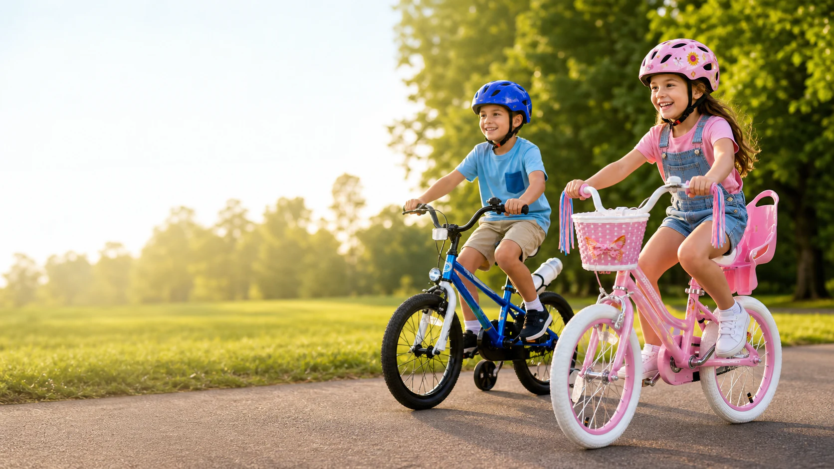 XJD Bikes outdoor kids riding banner